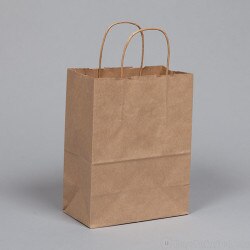 Natural Kraft Paper Shopping Bags w